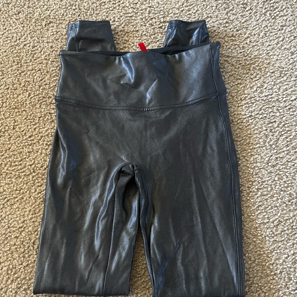 Spanx Faux Leather Legging - Picture 1 of 3